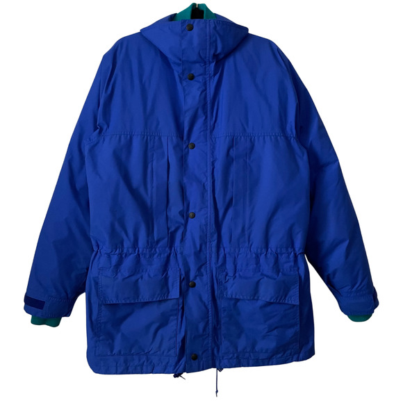 REI Other - REI Jacket Mens Size Large Blue Teal Vintage 2 in 1 Puffer Goosedown Nylon Zip